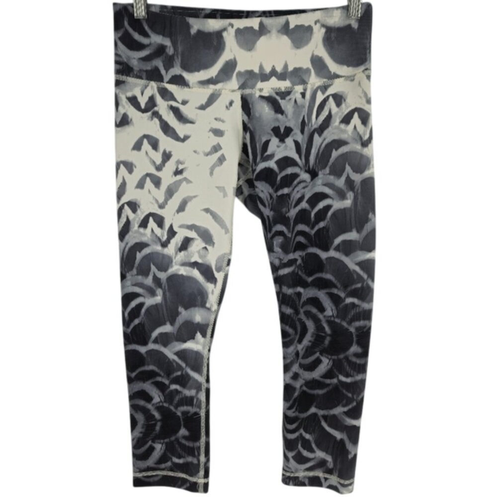 Lululemon Leggings Pretty Plume Angel Wing Workout Gym Active Sporty Athleisure